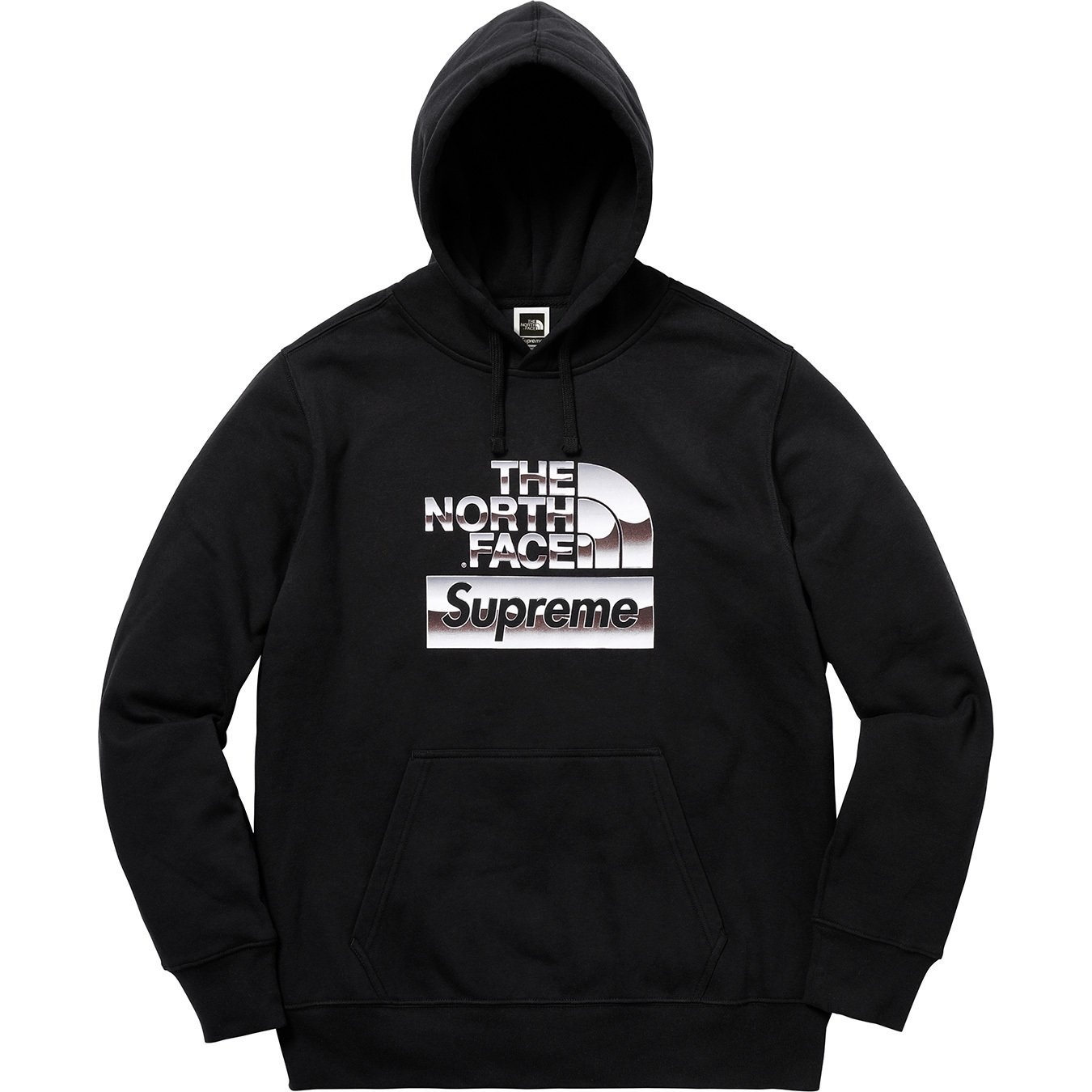 Supreme®/The North Face® Metallic Logo Hooded Sweatshirt view 2